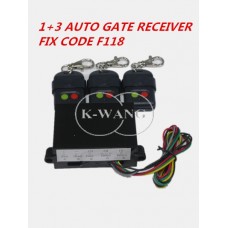 1+3 AUTO GATE RECEIVER FIX CODE F118